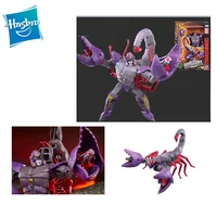 hasbro transformers scorponok action figures kingdom series deluxe level genuine model collection hobby gifts toys