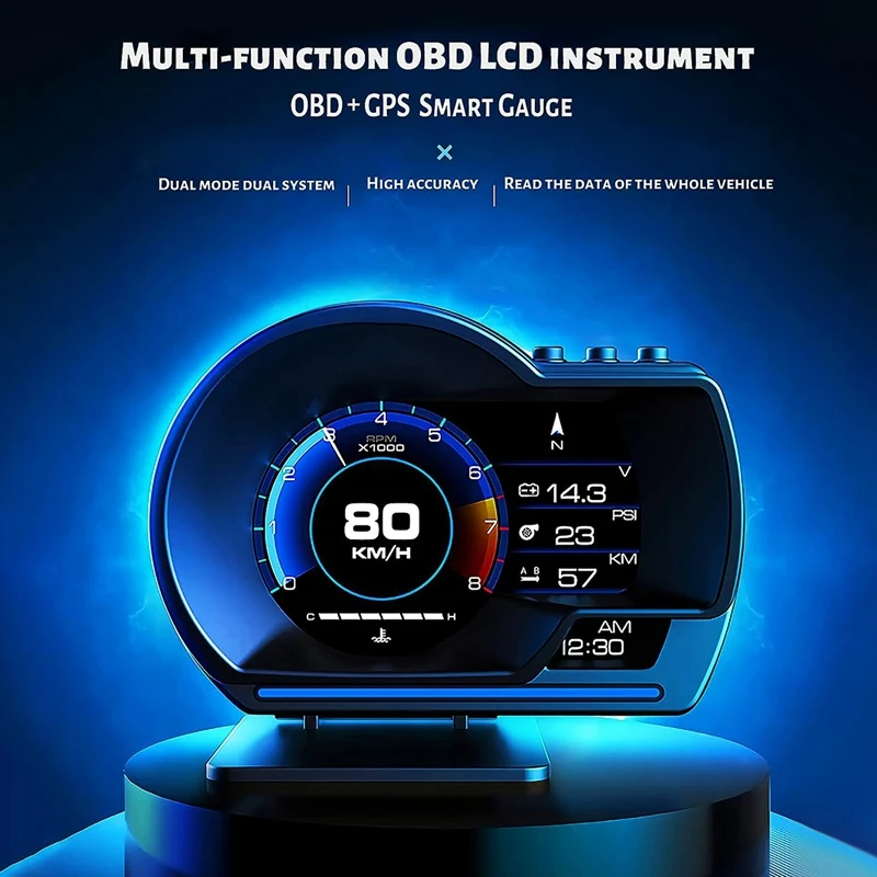 GPS A500 проекционный дисплей OBD Спидометр Универсальный прочный простой в