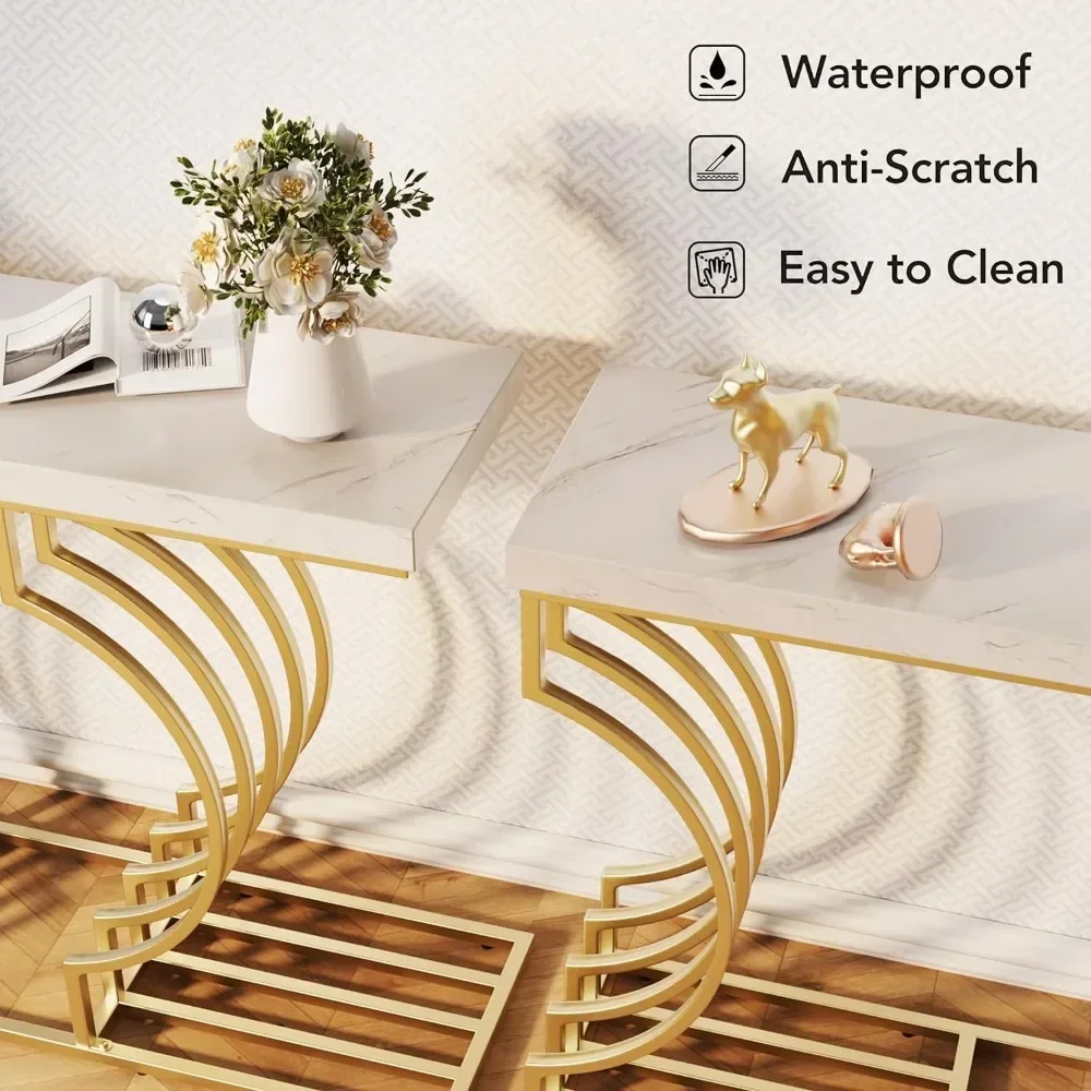 Современный консольный стол для прихожей узкий Диванный 47 24 дюйма мебель