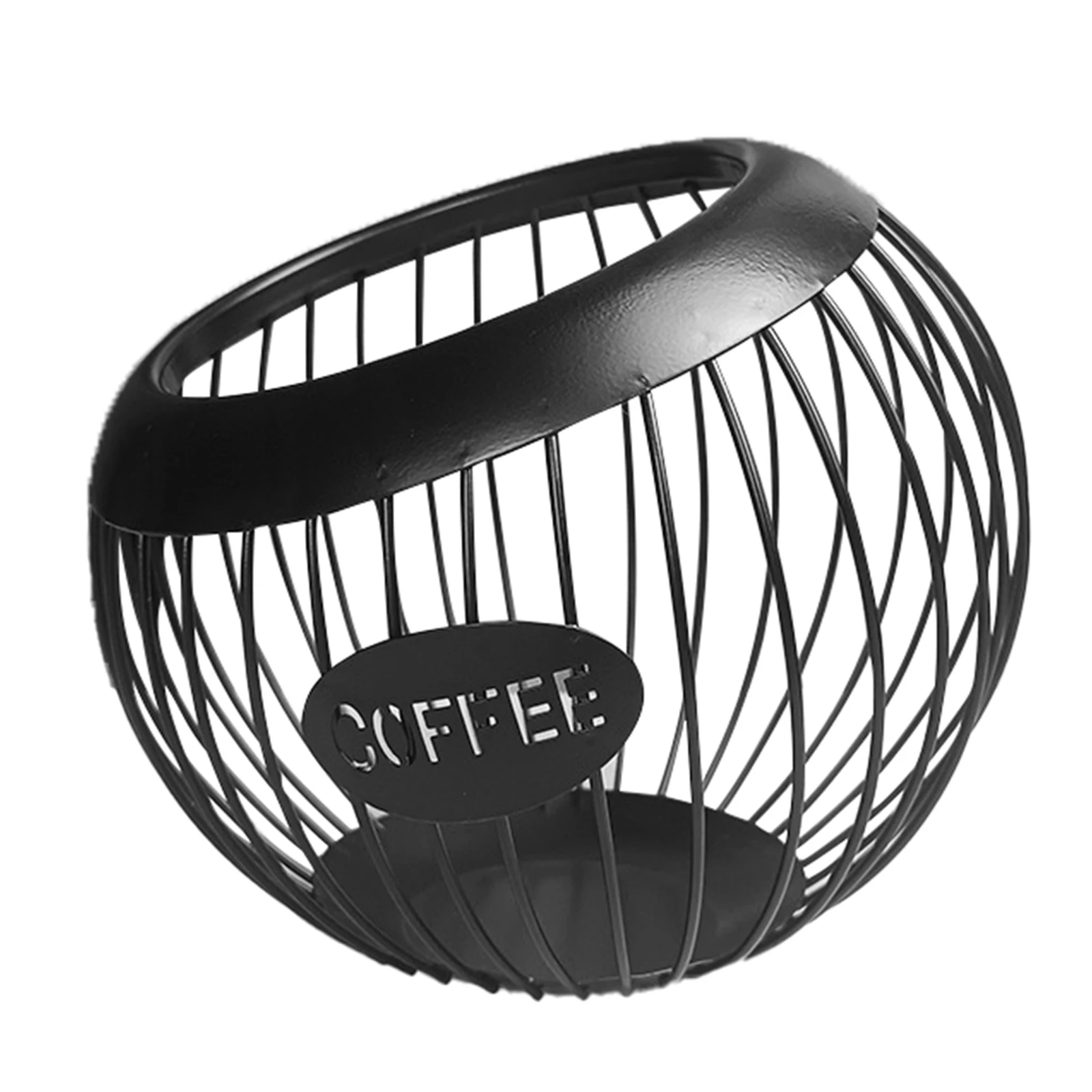 

Держатель для кофейных капсул большой емкости капсула для эспрессо Органайзер корзина для хранения кофейных капсул