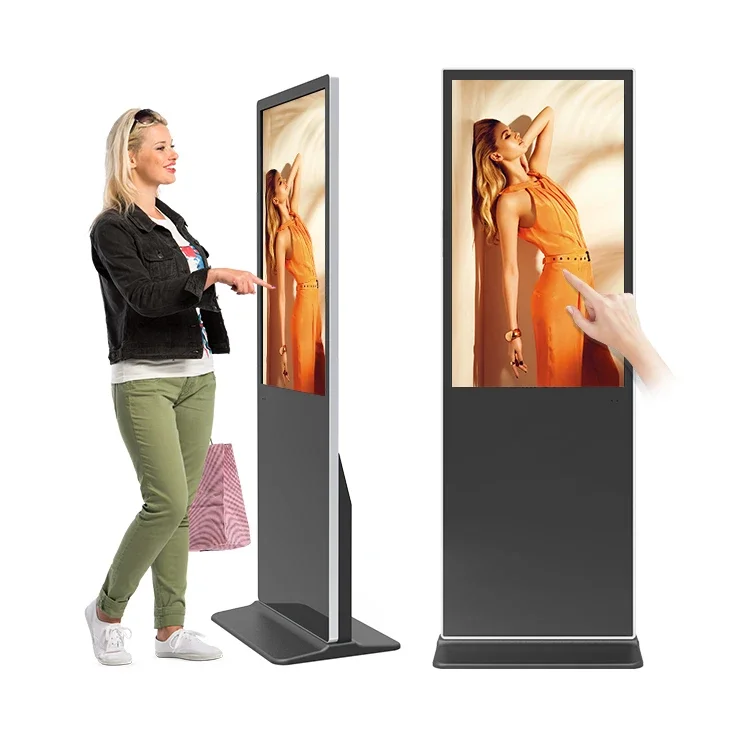

Wholesale Floor Standing Digital Signage 32 43 49 55 65 Inch Ultrathin Advertising Lcd Display Panel Screen