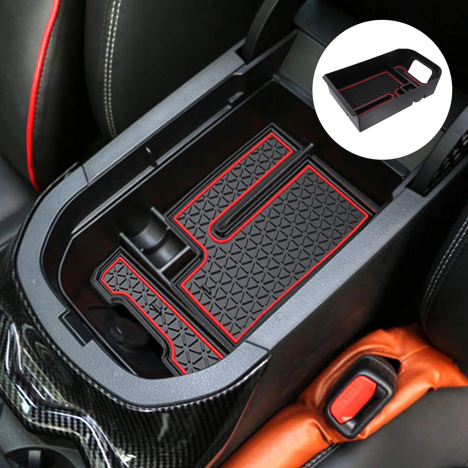 

1 Pc Stuff Organizer Box Armrest Storage Organizer Rest Tray Console Car Central Container Tray Car Armrest Organizer