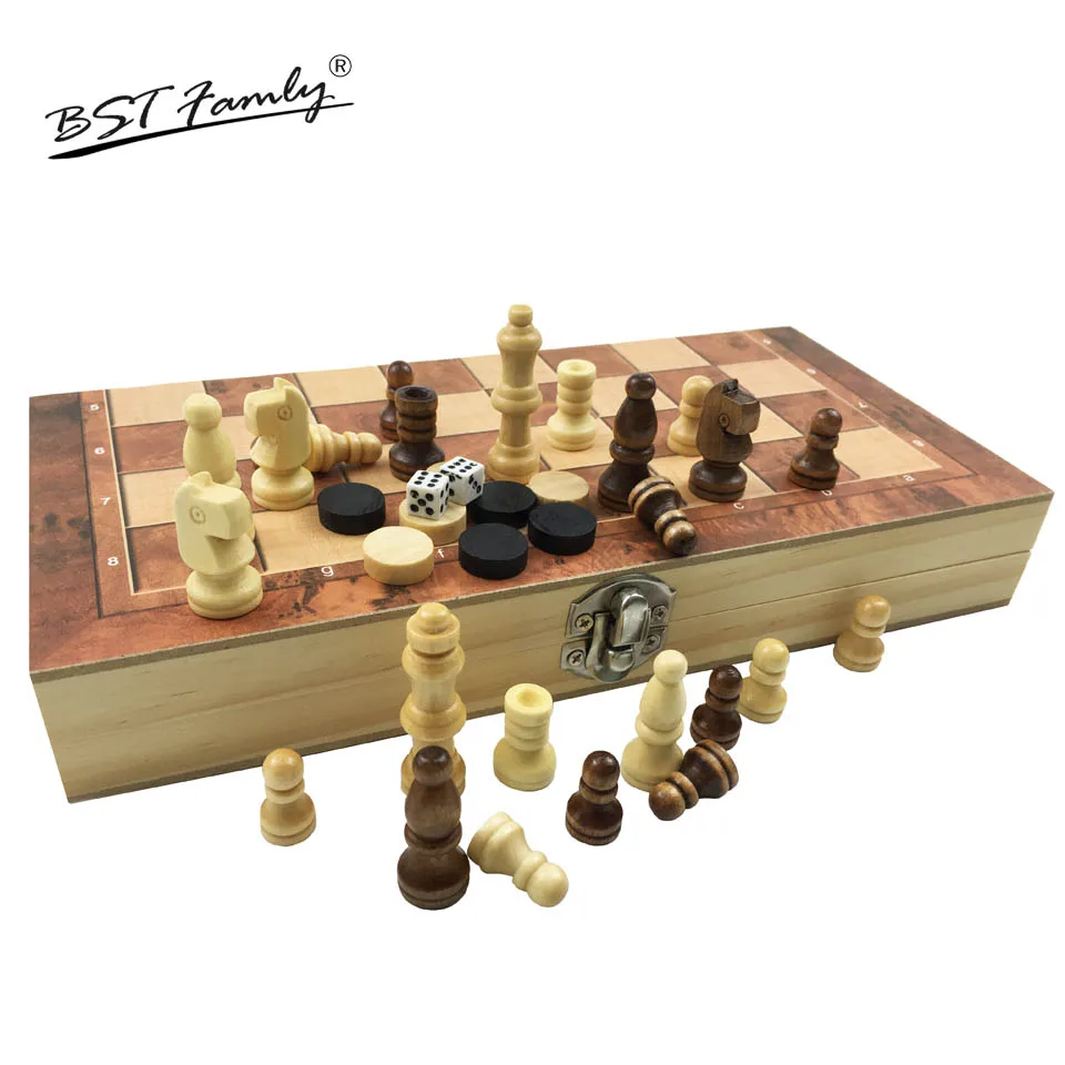 Шахматы нарды и шашки 3 в 1 дорожный деревянный набор шахмат размер 24 x мм