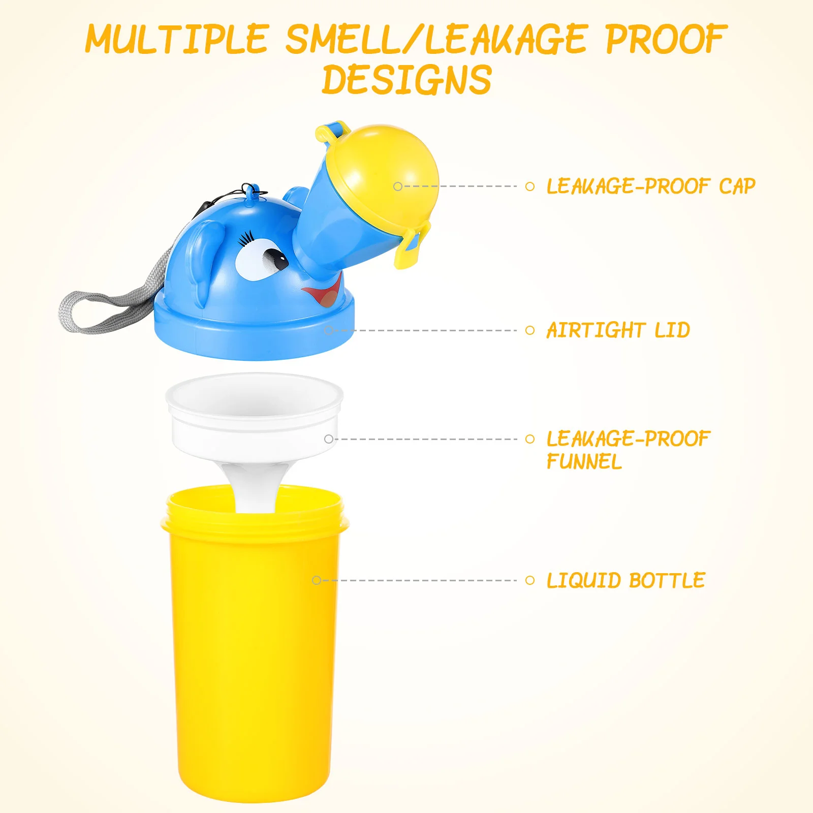 Портативный горшок-писсуар бутылка для детского мочи аварийный туалет детей