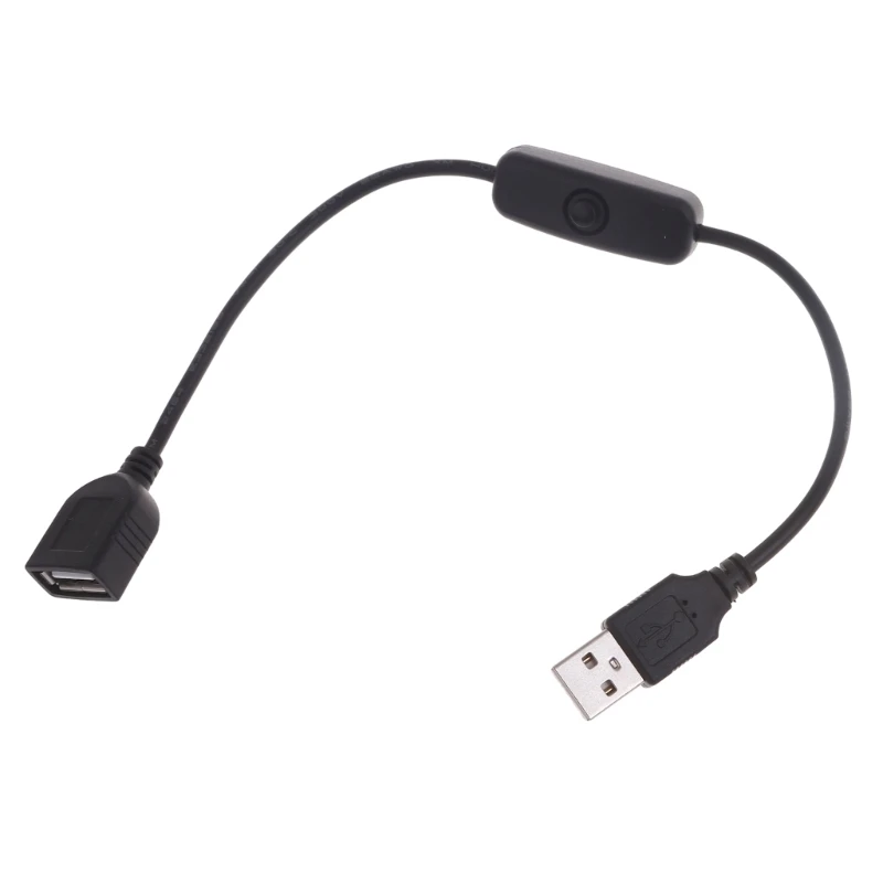

USB Cable with ON/OFF Cable Extension Toggle for USB USB Fan Power Supply Line Durable Adapter