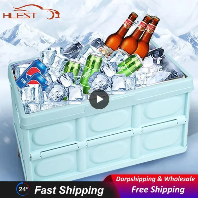 

Автомобильный Органайзер, складной ящик для хранения с деревянной крышкой, автомобильный ящик для хранения, многофункциональный автомобильный ящик для хранения в багажнике, складной ящик большой емкости