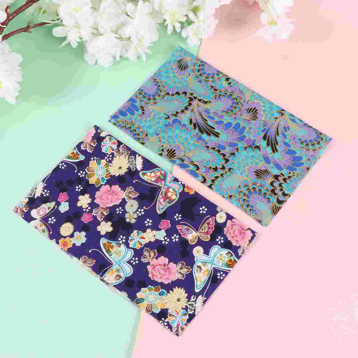 

Fabric Cotton Bundle Squares Sewing Cloth Bundles Patchwork Sheet Square Quilt Diy Plain Quilting Japanese Style Floral Sheets