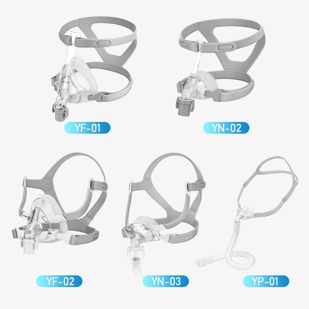 Маска на все лицо YF/YN/YP с регулируемыми Головными Уборами подушки 3 размера для