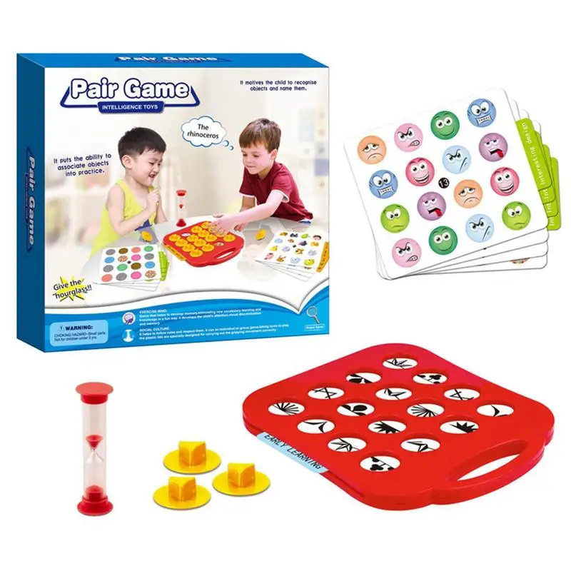 

Memory Match Chess Game Montessori Educational Developmental Color Cognitive Ability Toy Matching Puzzle For Kids Birthday Gifts