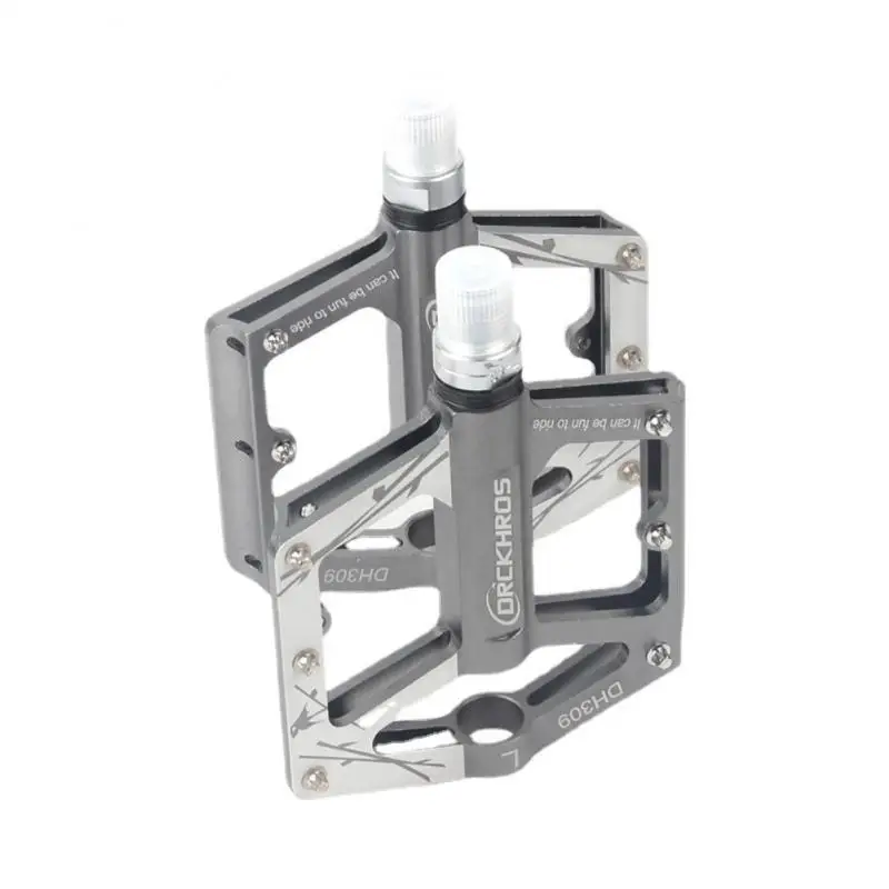 

Bearing Pedal Firm Non-slip Foot Nails 3-axis Stable Smooth Mountain Bike Parts Bike Foot Pedal Aluminium Alloy One-piece Light