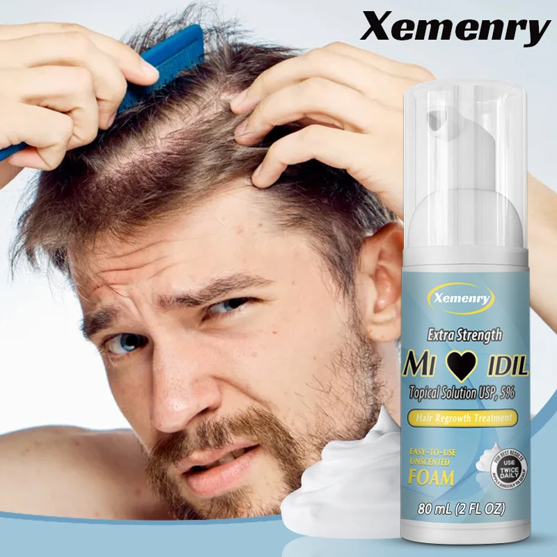 

Xemenry Hair Growth Foam MlN0XlDlL Active Ingredient 5% Repairs Hair Follicles Hair Regeneration Foam Type Absorbs Better