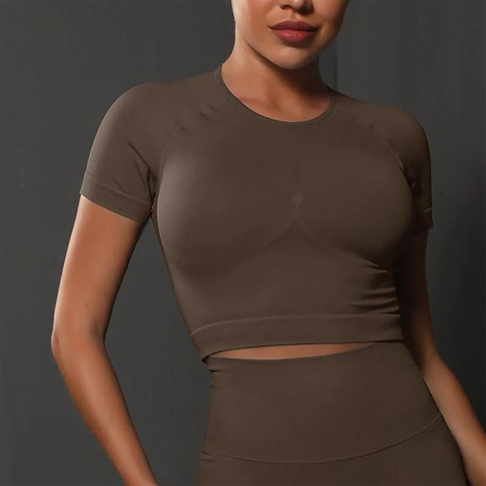 

Fashion Women's T-Shirt Top Yoga Wear Running Sports Fitness Short Sleeve#g3
