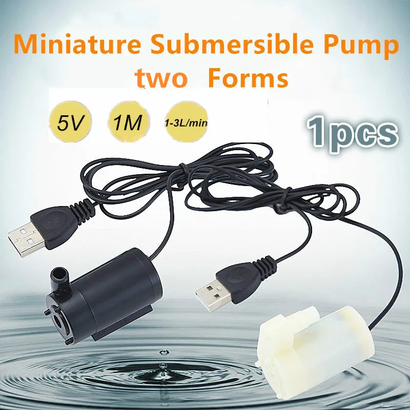 

Новинка 2022, погружные черные вертикальные горизонтальные водяные насосы с микро двигателем постоянного тока, 3/4 в, 80-л/ч, Прямая поставка в Е...