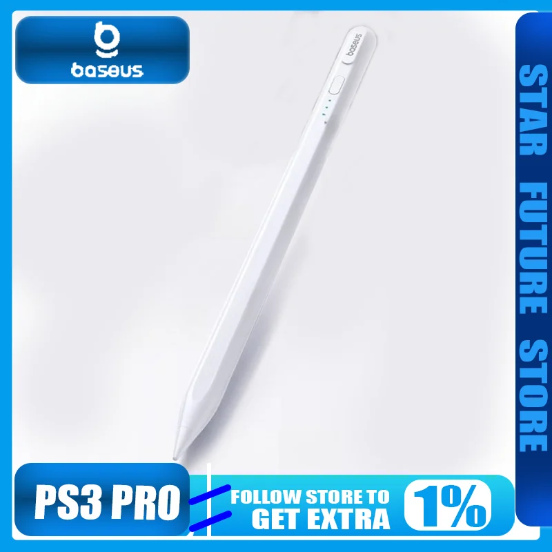 Фото BASEUS Apple Pencil Конденсаторная ручка подходит для Apple IPad Стилус для планшета Ipencil First Generation Air7/iPad 11 Универсальный №1