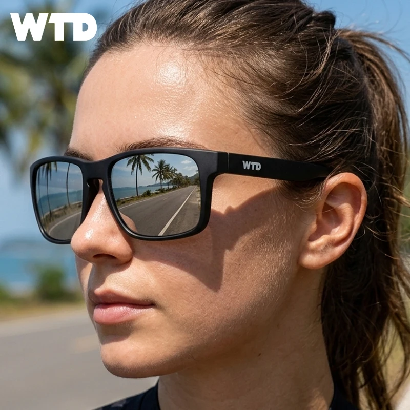 Поляризованные солнцезащитные очки WTD с защитой UV400, легкие, классические, ретро, стильные, для мужчин и женщин, для вождения, занятий спортом на открытом воздухе. (art.: 3920dcfcdf113) - 3920dcfcdf113