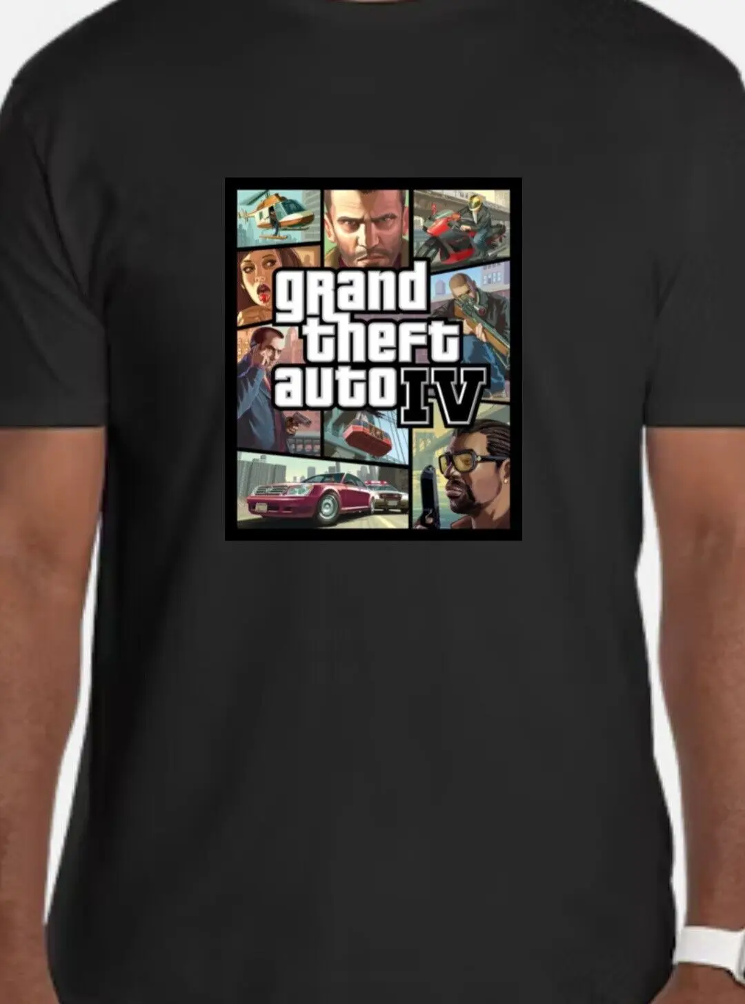 Grand Theft Auto GTA IV Original Cover Shirt Футболка Nostalgia