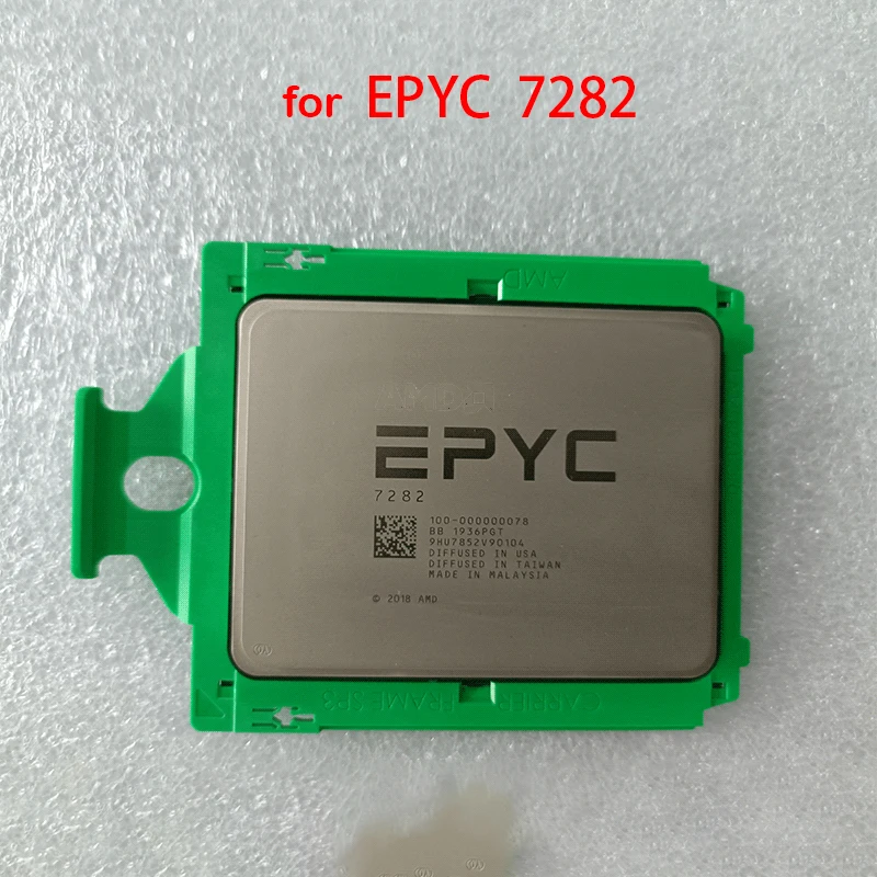 For AMD EPYC 7282 CPU Official Version Processor 16 Core 32 Thread 2.8GHz DDR4-2666V LGA 4094