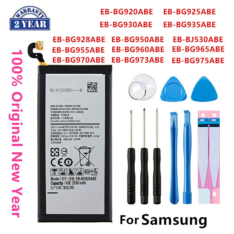 

100% Orginal battery For Samsung Galaxy S6 S6 Edge/Plus S7 S7 Edge S8 S8 Plus+ S9 S9 Plus S10 S10E S10 Plus J5 Pro J7 Pro