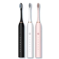 rechargeable ultrasonic electric toothbrush time whitening toothbrush for children and adult ipx7 waterproof 4 brush head