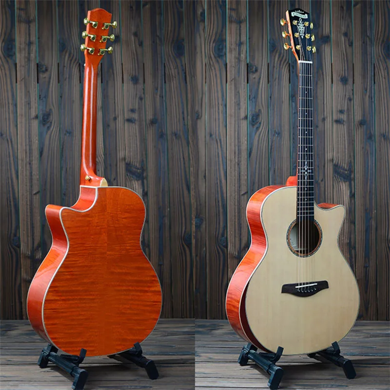 

Gypsy Jazz Acoustic Guitar 41 Inch Beginners Sparren Instrument Guitars High Quality Draagbare 6 String Guitarra Folk Gitaar