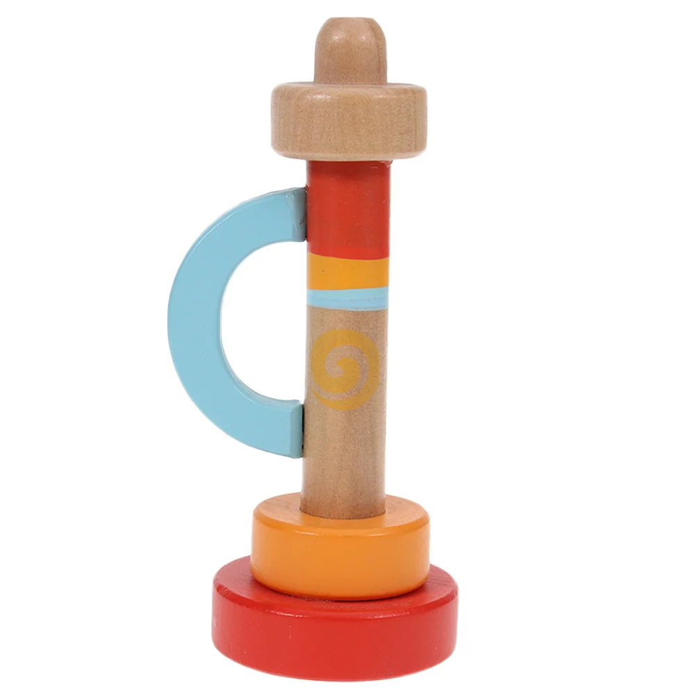 

Children Wooden Trumpet Portable Instrument Kids Musical for Home