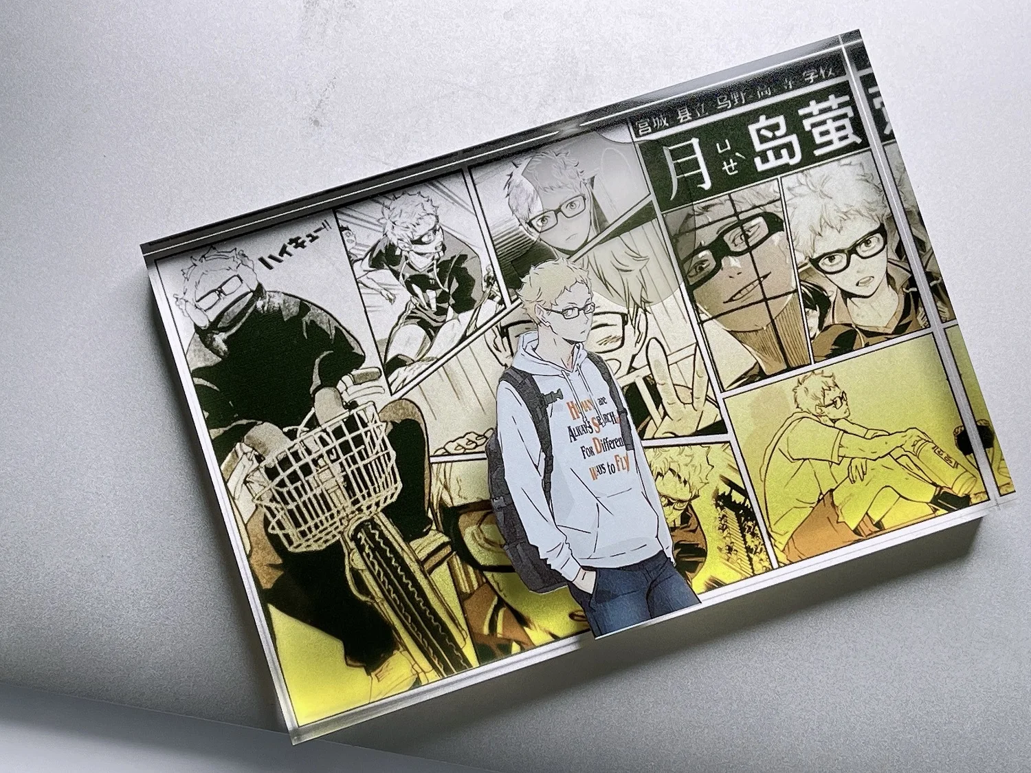 Аниме Haikyuu! Kozume Kenma Oikawa Tooru Косплей акриловый застрявший кирпич мультфильм с