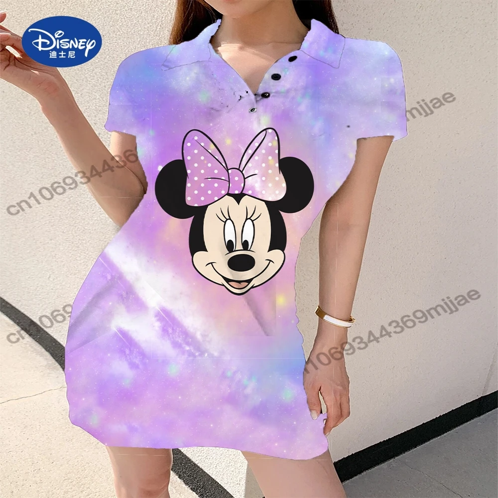 

POLO Dress Y2k Clothes Women Disney V-neck Cheap Dresses With Free Shipping Dresses for Women 2023 Women's Sundress