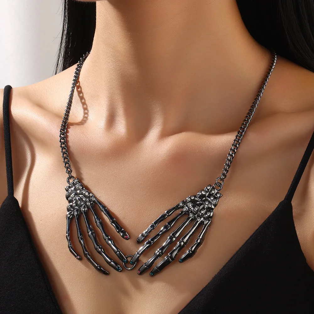Женское металлическое ожерелье в стиле ретро