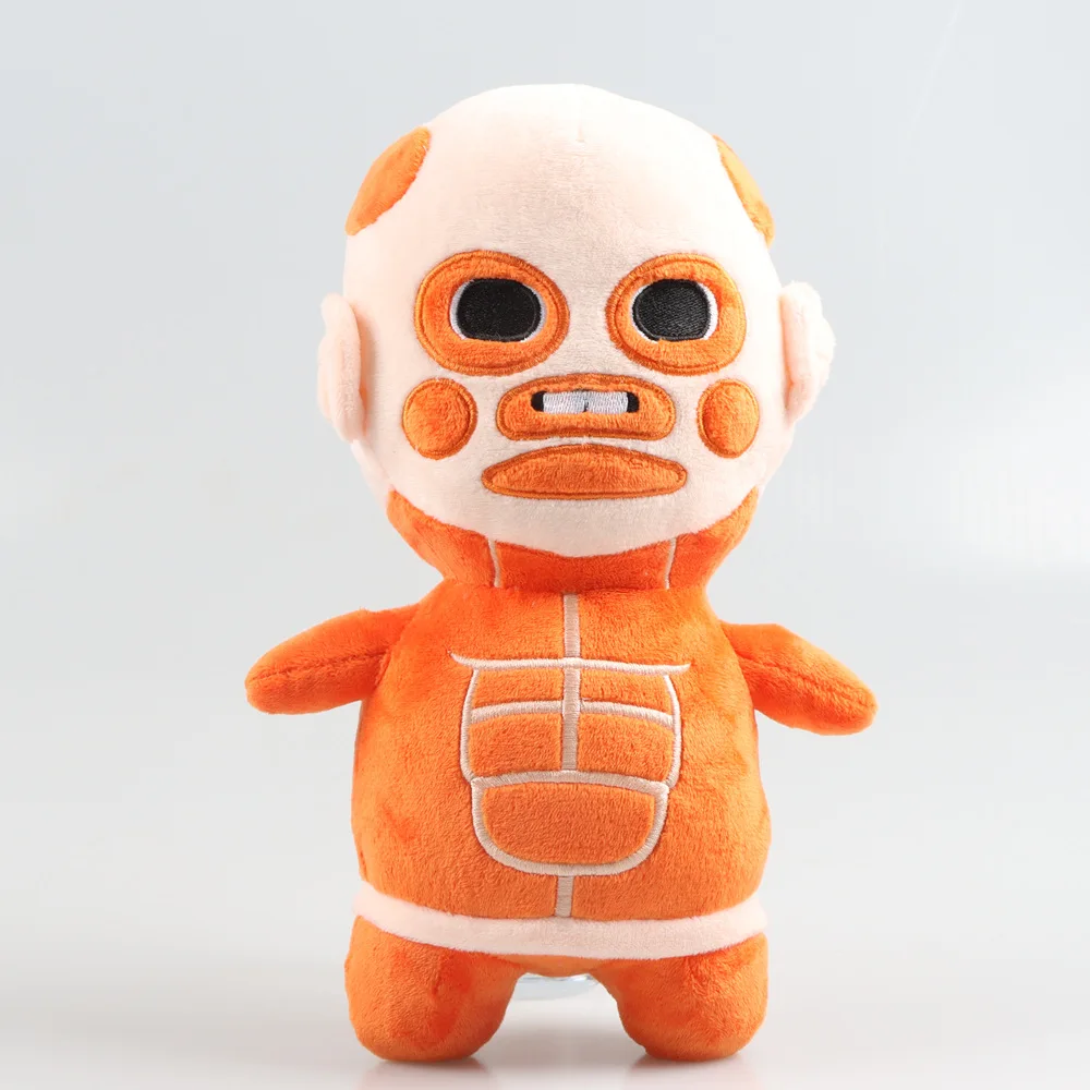 

25cm Chibi Titans 2 Plush Toy Cartoon Animation Attack On Titan Cute Stuffed Soft Toy Dolls Christmas Gift For Children Boys