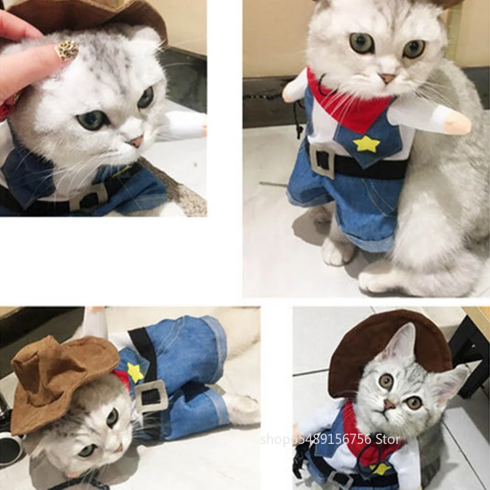 Милая детская одежда для домашних животных пиратский костюм кошек корсаров