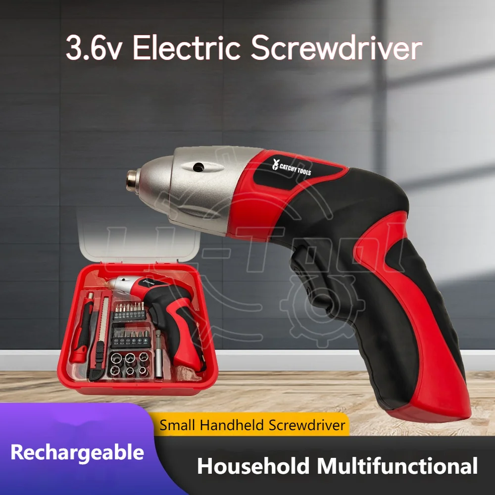 

Household Multifunctional Electric Screwdriver Small Handheld Electric Screwdriver Rechargeable Electric Screwdriver Set