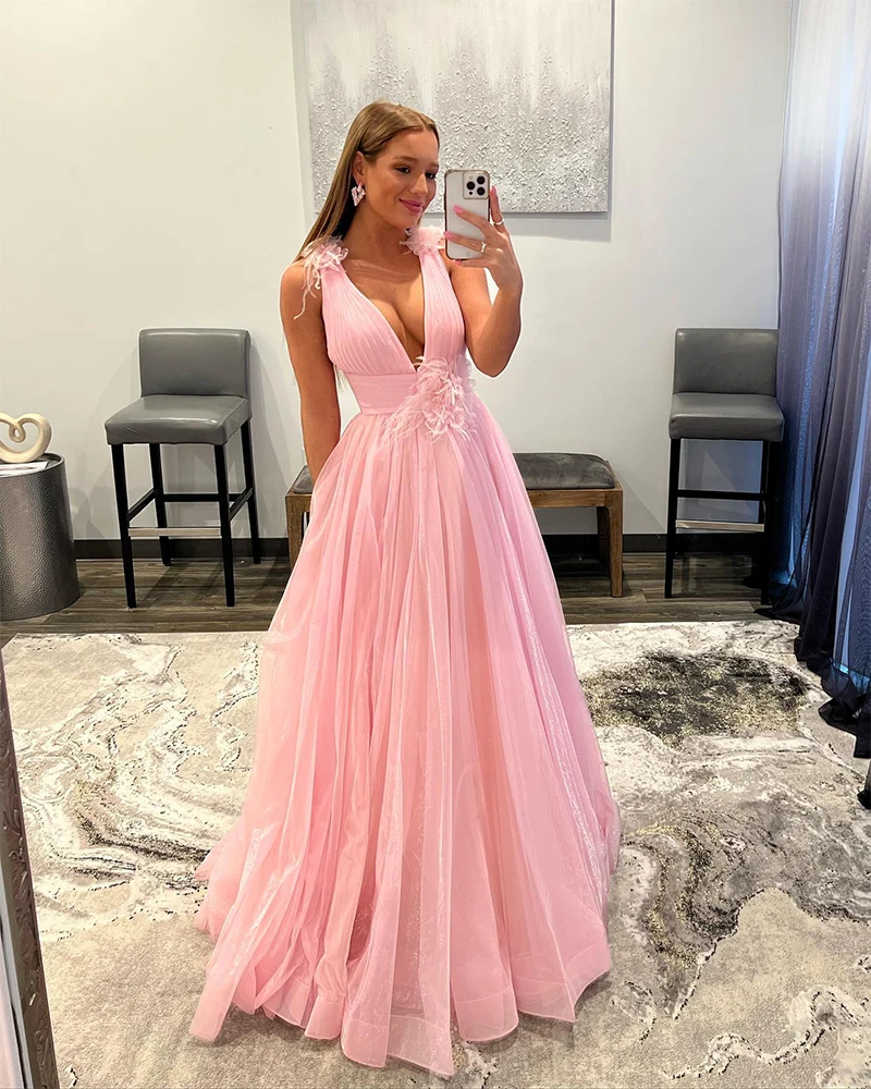 

Женское длинное шифоновое платье, элегантное розовое платье с цветочным узором для гостей на свадьбу или вечеринку
