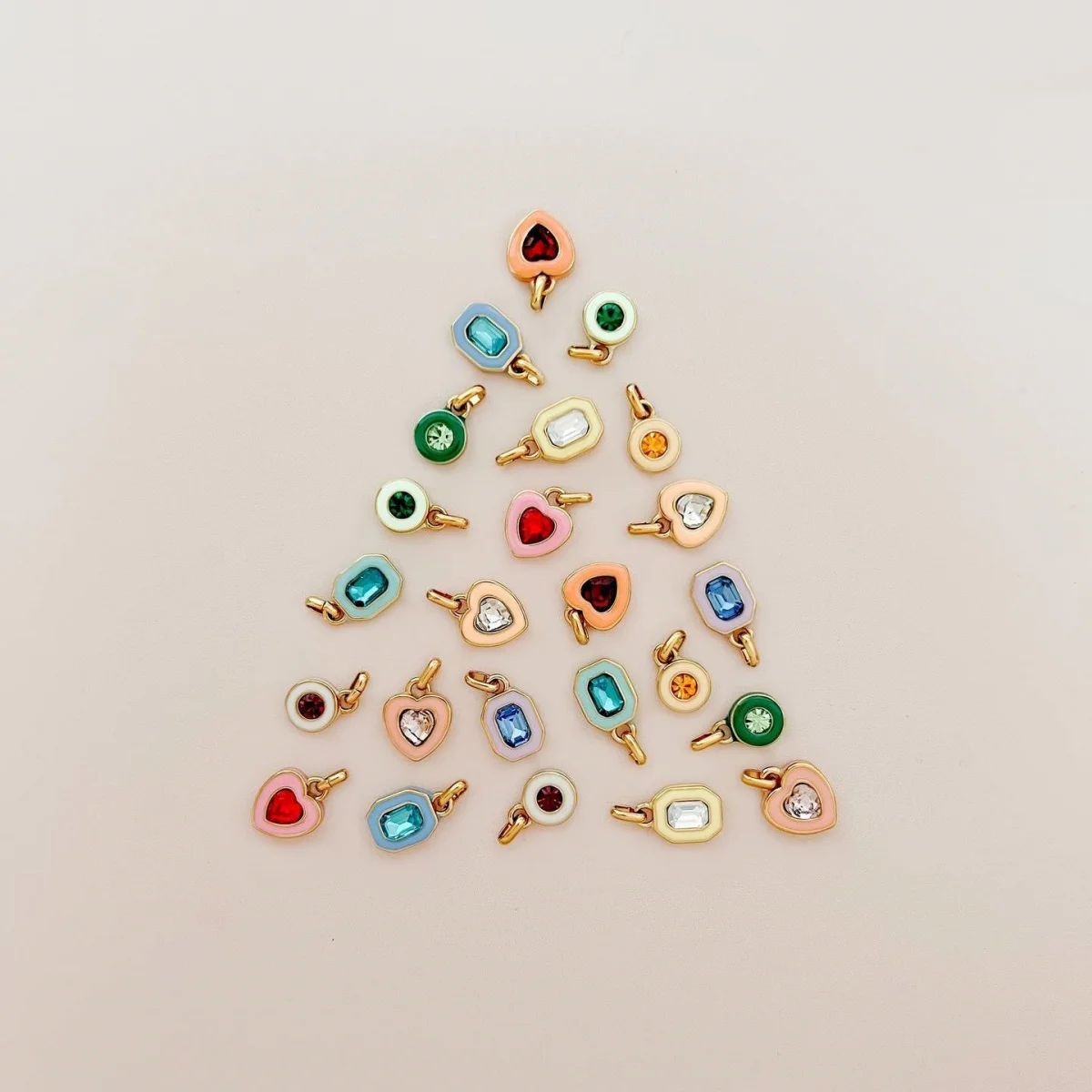 Кулон ручной работы DIY декабрьский кристалл лунный камень из нержавеющей стали с