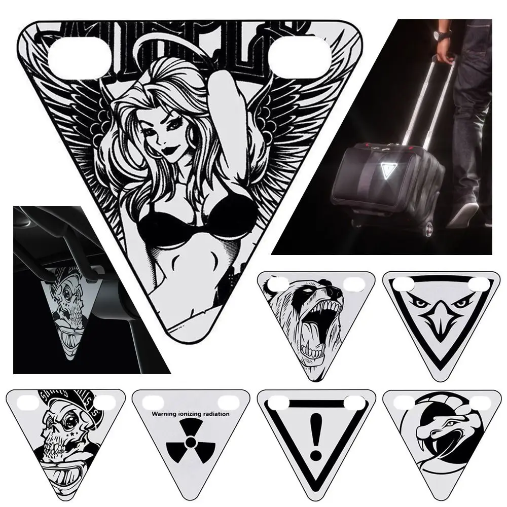 

Дорожный велосипед, аксессуары для бега, отражающий знак, велосипедная наклейка s, треугольный Магнитный предупреПредупреждение стикер, но...