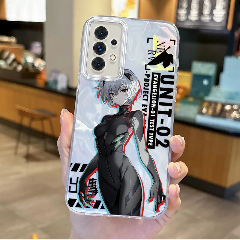 Чехол для телефона A-Ayanami Rei Anime Samsung Galaxy S24 S23 S22 S21 Plus Ultra A73 A72 A71 A55 A54 A53 жесткий