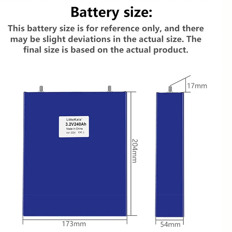 Перезаряжаемая литий-ионная батарея 3 2 В Ач 20 шт