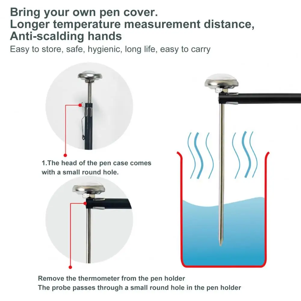 

Barbecue Thermometer Useful Convenient Milk Meat Food Temperature Tester Home Supply Cooking Thermometer Meat Thermometer