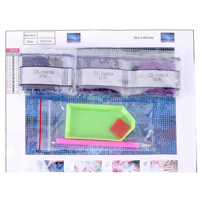 

5D DIY Diamond Painting Scenery Love The Sky Diamond Rhinestone Embroidery Cross Stitch Home Decor Gift 20X25cm