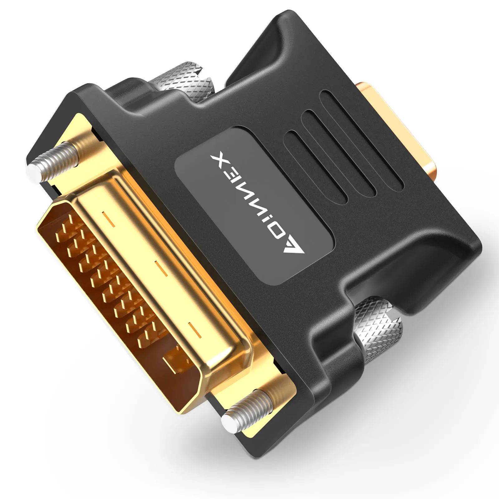 Адаптер DVI-I to VGA, FOINNEX DVI к VGA, совместим со старым монитором VGA, ТВ и новой графической картой Адаптер DVI-I to VGA, FOINNEX DVI к VGA, совместим со старым монитором VGA, ТВ и новой графической картой