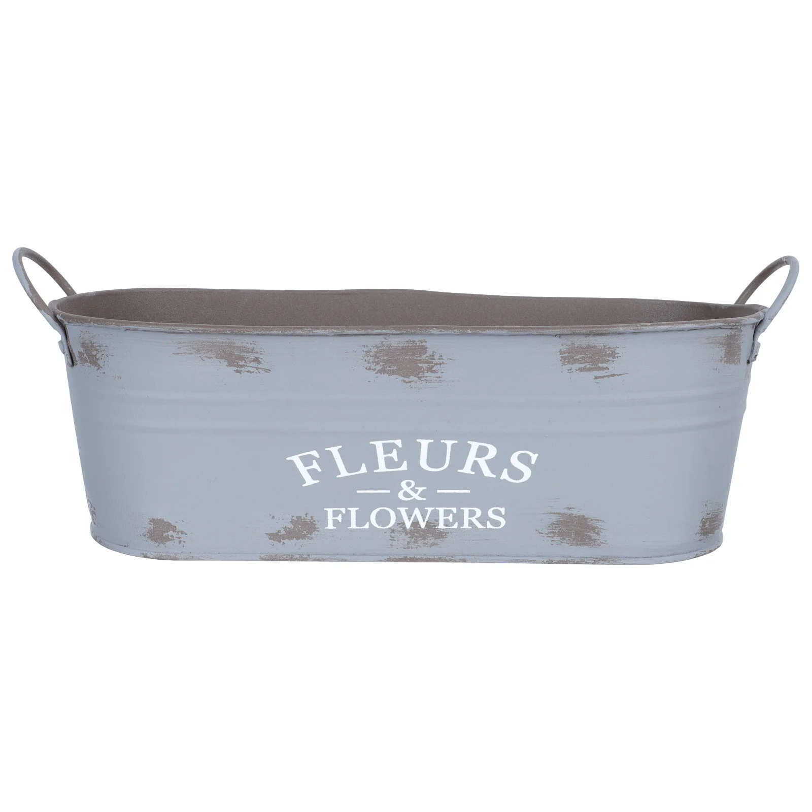 

Flower Planter Bucket Metal Vase Galvanized Pot Farmhouse Tub Rustic Box Tin Ironpots French Pitcher Oval Holder Vases Herb