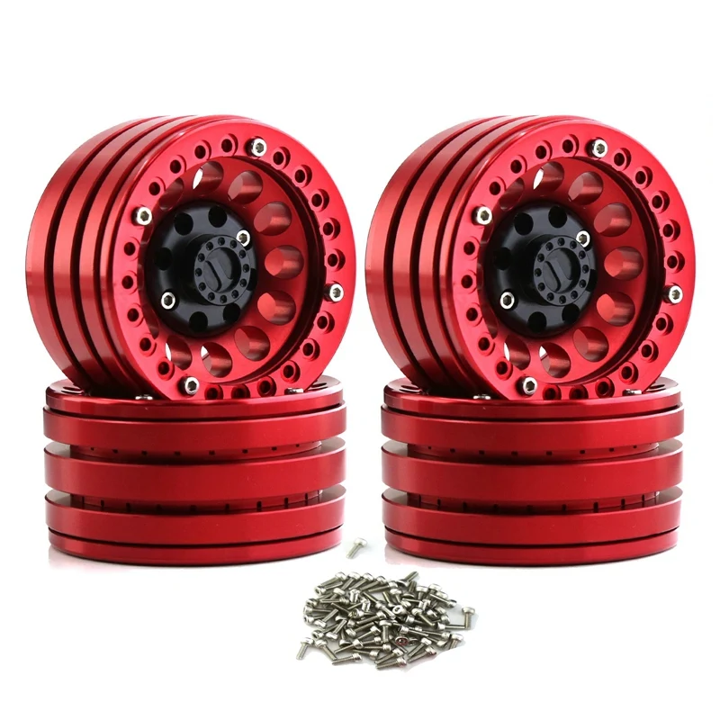 

4 Piece RC Crawler Car Wheel Rims For 1/10 RC Crawler TRX4 RC4WD D90 Axial SCX10 90028 90035 90046 90047