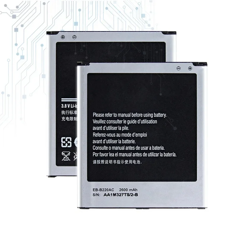 Аккумулятор 2600 мАч B600BE для Samsung Galaxy Grand 2 SM-G7106 SM-G7102 G7108 G7108V перезаряжаемый EB-B220AC