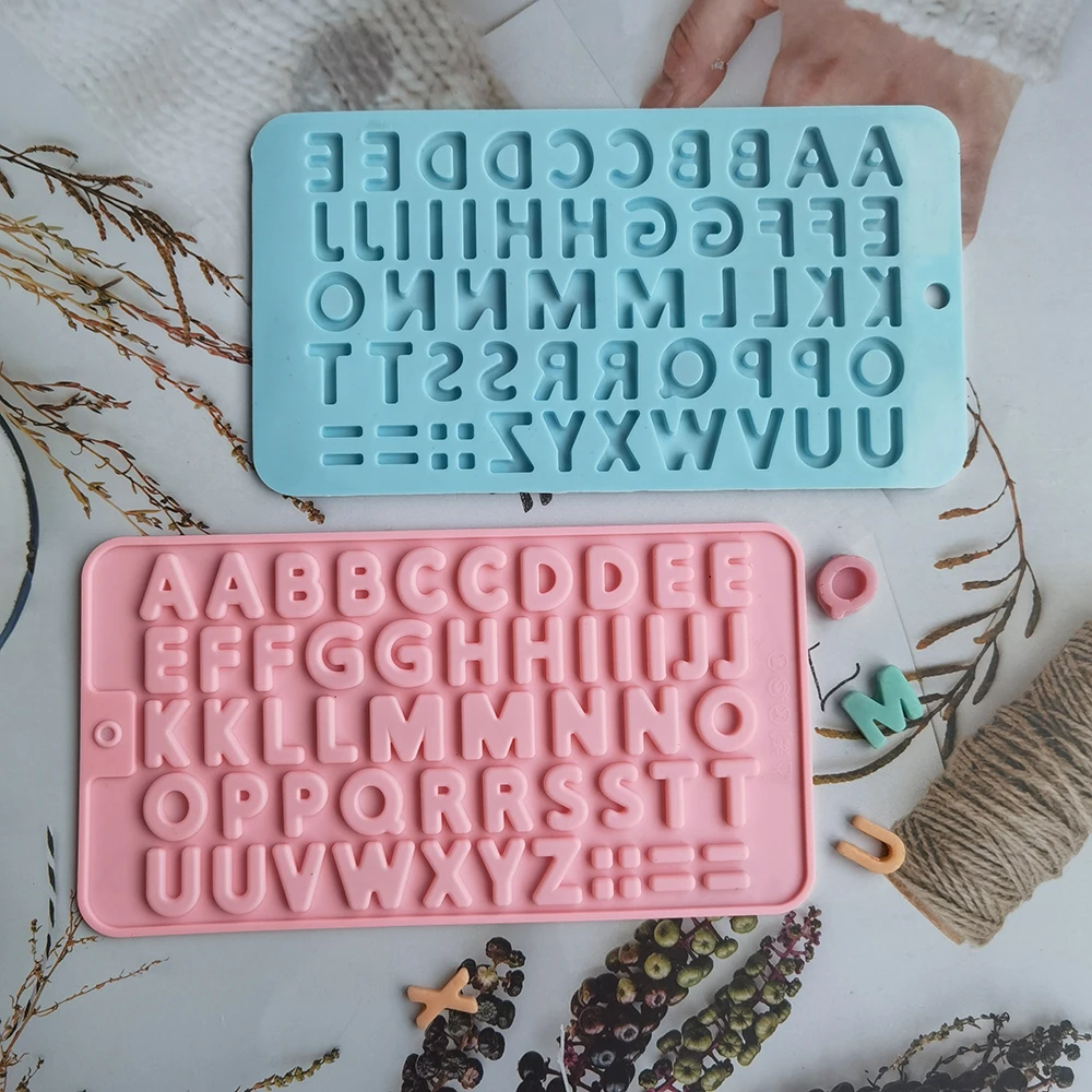 

Letter Mould Silicone Chocolate Mold Alphabet Cookie Candy Mold Baking Pastry Tray Tool Cake Decorate Kitchen Accessories