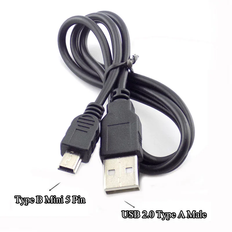 

USB 2.0 тип A штекер к мини 5-контактный Тип B кабель для передачи данных 480Mbp кабель-удлинитель для зарядки и синхронизации данных H10
