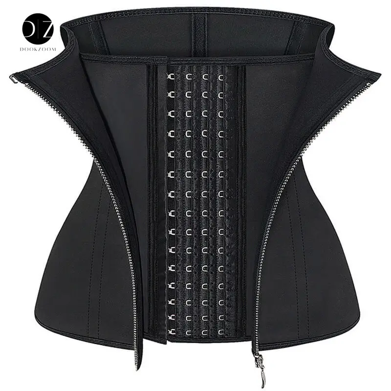 Корсет латексный на молнии с 4 крючками 9 костей