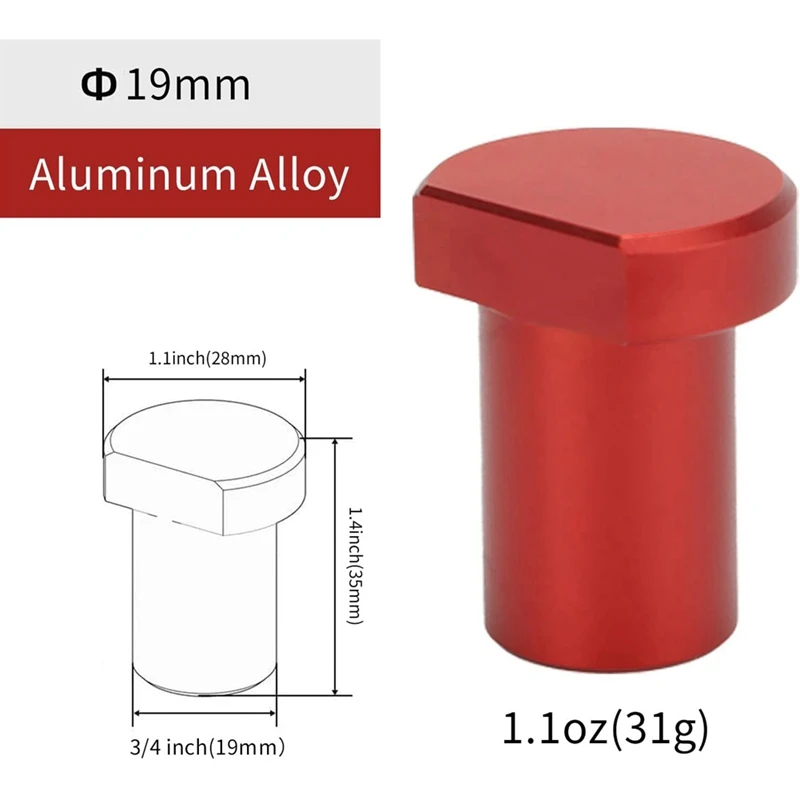 Верстак для собак 8 шт. в упаковке из алюминиевого сплава настольный упор красное