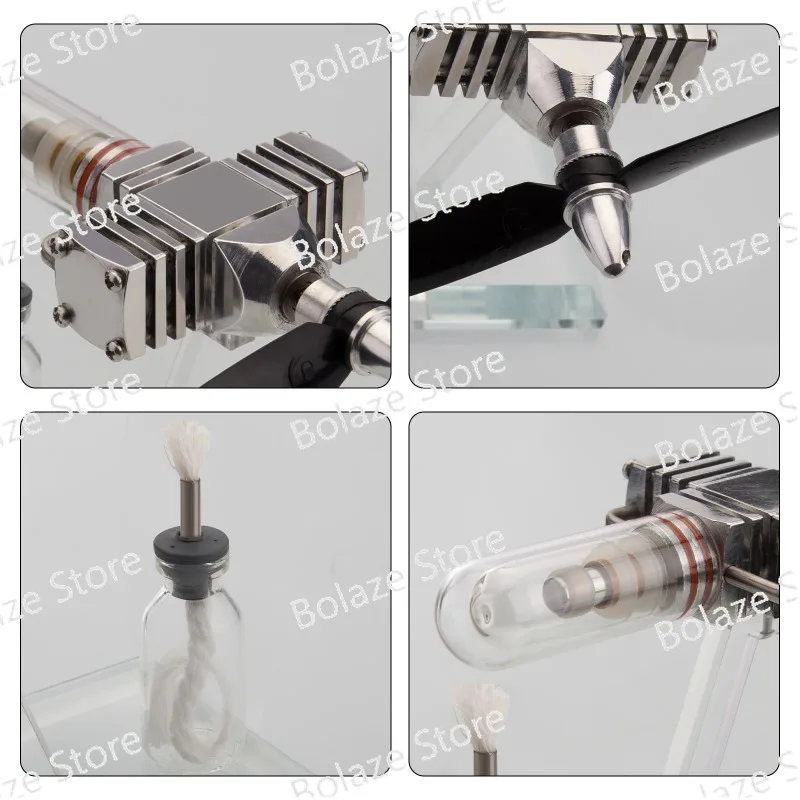 Карманный беспоршневой двигатель со смесительной головкой модель двигателя для