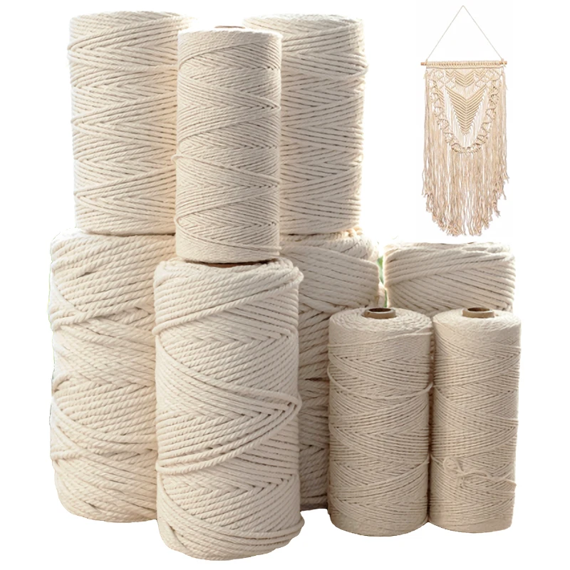 

Веревка для рукоделия, хлопковая, крученая, для рукоделия, Гобеленовая, 1/2/3/5/6/8/10 мм