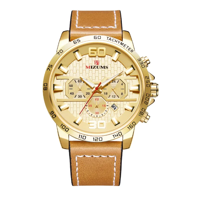 Новинка 2024 Модные мужские кварцевые часы для отдыха и бизнеса водонепроницаемые