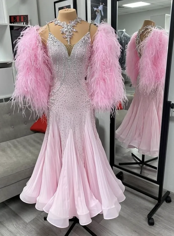 Женское платье для бальных танцев стандартное танцевальное бальное